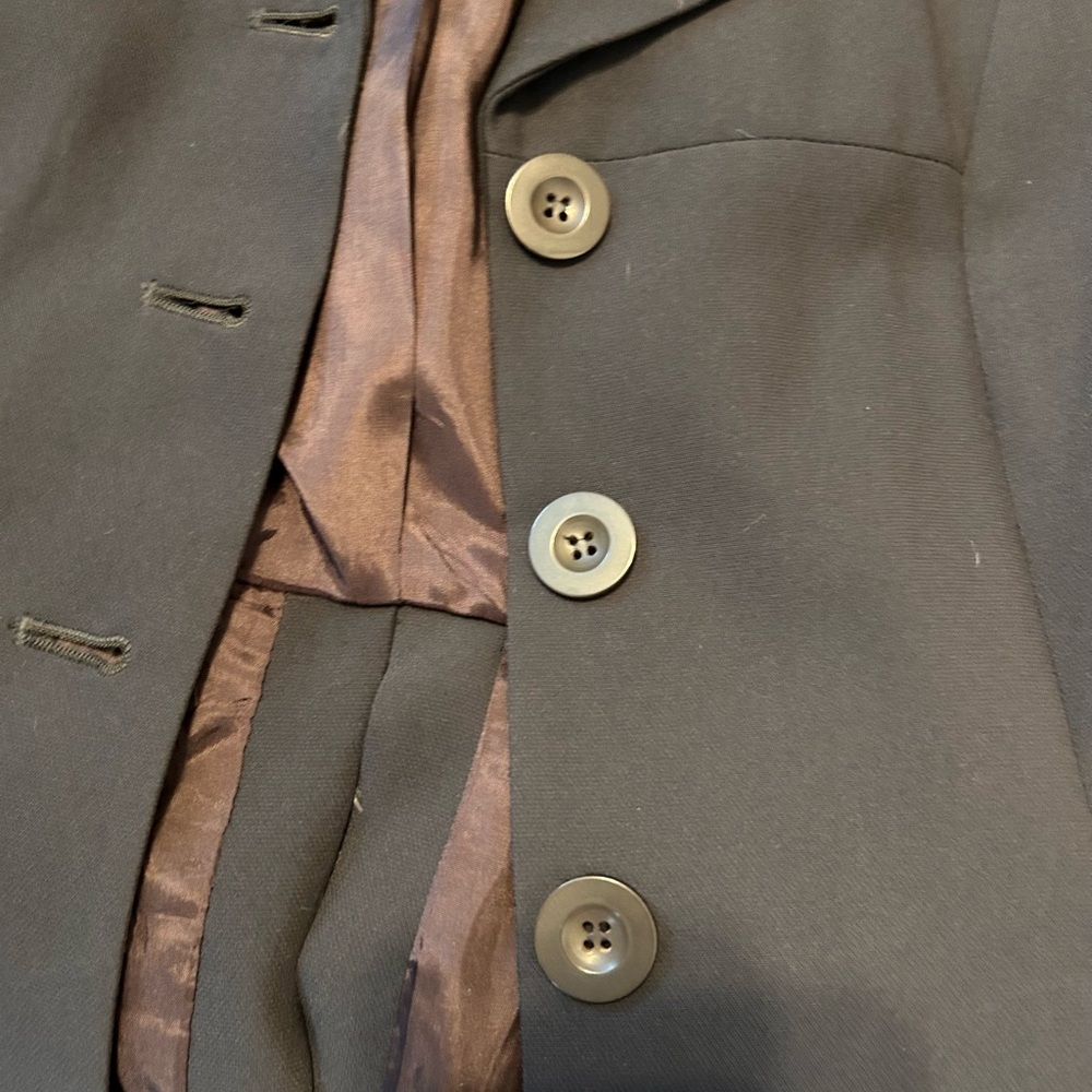 JohnPaulRichard Dark Grey Blazer; 6P - Picture 5 of 6